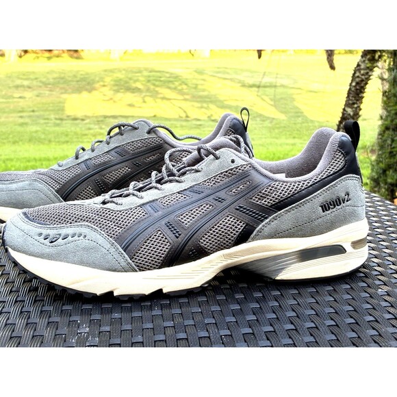 ASICS Gel 1090V2 Truffle Grey Black - 1203A382-022 MENS SZ 14